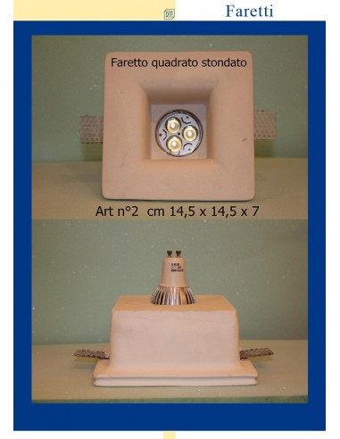 SPOTLIGHT SQUARE CHALK ART.2 cm.14.5x14.5x7 SPOTLIGHT SQUARE CHALK ART.2 cm.14.5x14.5x7