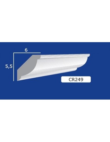 CORNICE IN GESSO CERAMICO DA PARETE 249 Prezzo Riferito A 1,5 MTL N.B. le cornici sono confezionate da cm.75 CORNICE IN GESSO CERAMICO DA PARETE 249 Prezzo Riferito A 1,5 MTL N.B. le cornici sono confezionate da cm.75