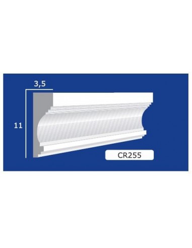 CORNICE IN GESSO CERAMICO DA PARETE 255 Prezzo Riferito A 1,5 MTL N.B. le cornici sono confezionate da cm.75 CORNICE IN GESSO CERAMICO DA PARETE 255 Prezzo Riferito A 1,5 MTL N.B. le cornici sono confezionate da cm.75