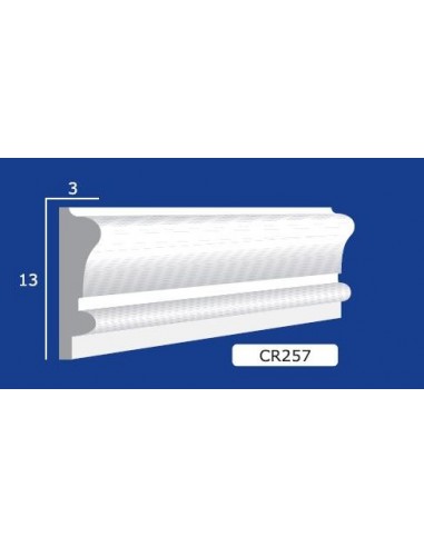 CORNICE IN GESSO CERAMICO DA PARETE 257 Prezzo Riferito A 1,5 MTL N.B. le cornici sono confezionate da cm.75 CORNICE IN GESSO CERAMICO DA PARETE 257 Prezzo Riferito A 1,5 MTL N.B. le cornici sono confezionate da cm.75