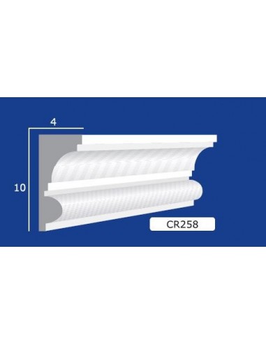 CORNICE IN GESSO CERAMICO DA PARETE 258 Prezzo Riferito A 1,5 MTL N.B. le cornici sono confezionate da cm.75 CORNICE IN GESSO CERAMICO DA PARETE 258 Prezzo Riferito A 1,5 MTL N.B. le cornici sono confezionate da cm.75
