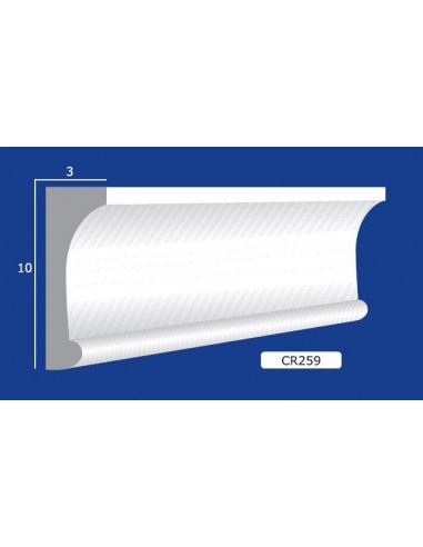 CORNICE IN GESSO CERAMICO DA PARETE 259 Prezzo Riferito A 1,5 MTL N.B. le cornici sono confezionate da cm.75 CORNICE IN GESSO CERAMICO DA PARETE 259 Prezzo Riferito A 1,5 MTL N.B. le cornici sono confezionate da cm.75