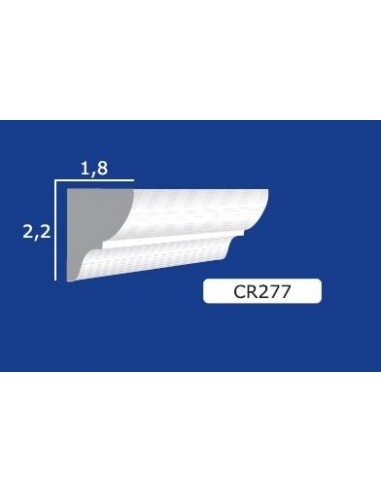 CORNICEIN GESSO CERAMICO DA PARETE PER INTERNI VERNICIABILE ART. 277 ASTA DA 1,5 MT CORNICEIN GESSO CERAMICO DA PARETE PER INTERNI VERNICIABILE ART. 277 ASTA DA 1,5 MT