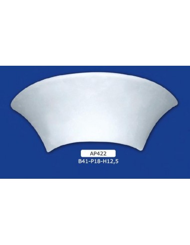 APPLIQUE PER INTERNI IN GESSO CERAMICO VERNICIABILE ART. 422 APPLIQUE PER INTERNI IN GESSO CERAMICO VERNICIABILE ART. 422