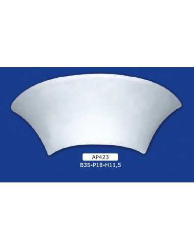 APPLIQUE PER INTERNI IN GESSO CERAMICO VERNICIABILE ART. 423 APPLIQUE PER INTERNI IN GESSO CERAMICO VERNICIABILE ART. 423
