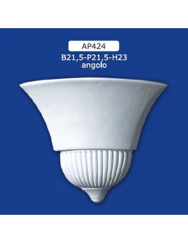 APPLIQUE PER INTERNI IN GESSO CERAMICO VERNICIABILE ART. 424 APPLIQUE PER INTERNI IN GESSO CERAMICO VERNICIABILE ART. 424